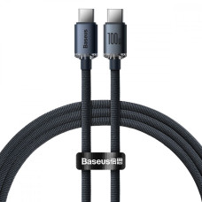 Кабель Baseus Crystal Shine Series Fast Charging Type-C to Type-C 100W (1.2m) black (CAJY000601)