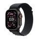 Apple Watch Ultra 3 GPS + Cellular 49mm Black Tit. Case w. Black Alpine Loop - Small (MF0Q4)