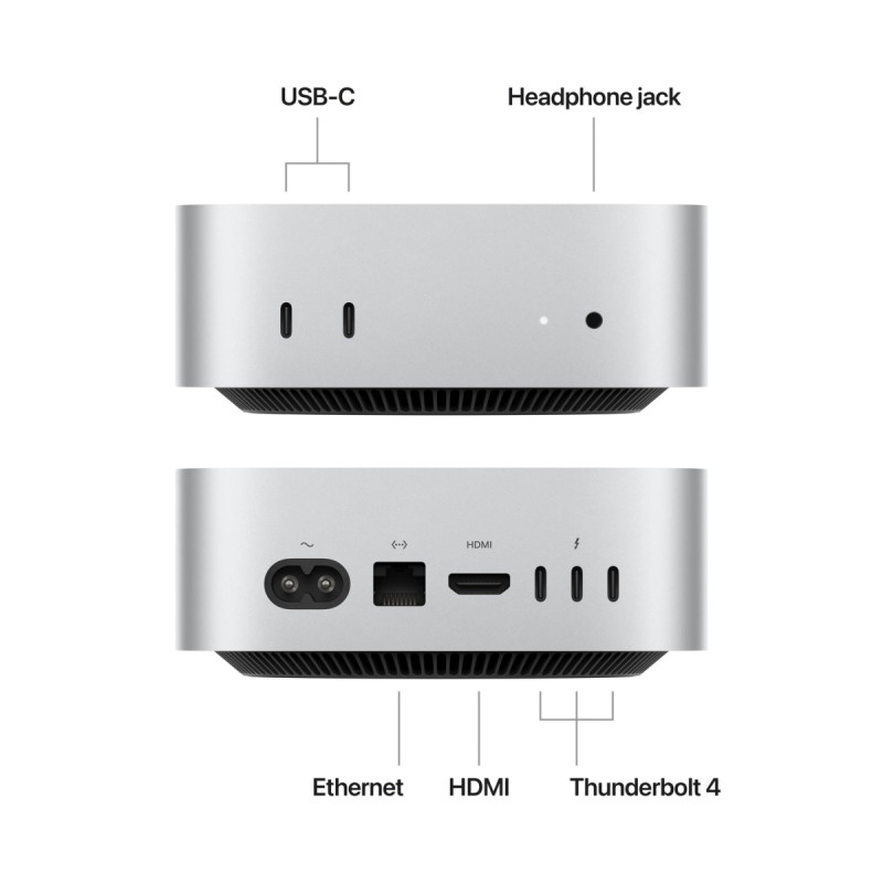 Apple Mac Mini M4 Pro/12CPU/16GPU/24GB/1TB/10 Gigabit Ethernet 2024 (Z1JV000KU)