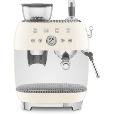 Рожковая кофеварка эспрессо SMEG (EGF03CREU) built-in grinder - Cream