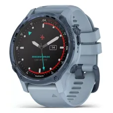 Garmin Descent Mk2S Mineral Blue with Sea Foam Silicone Band (010-02403-07)