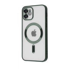 Чохол Metal Matte Case with Magnetic Ring iPhone 14 Pro dark green (54513)