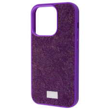 Чохол Bling World Rock Diamond (TPU) iPhone 14 Pro purple (37675)
