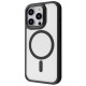 Чохол Proove Clear Essence Case with Magnetic Ring iPhone 15 Pro black (PCCEIP15P002)