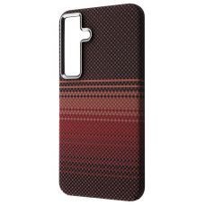 Чохол WAVE Gleam Case with Magnetic Ring Samsung Galaxy S25 gold stripes (62953)