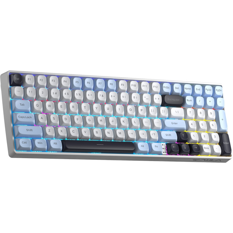 Клавиатура беспроводная Aula S100pro Brown Switch White/Black (6948391205755)