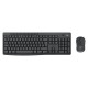 Комплект (клавіатура, миша) бездротовий Logitech MK370 Graphite (920-012077)