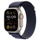 Apple Watch Ultra 2 GPS + Cellular 49mm Natural Titanium Case with Navy Alpine Loop - Large (MXN03)