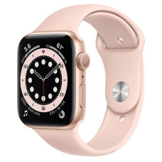 Apple Watch Series 6 (GPS) 40mm Gold Aluminium Case with Pink Sand Sport Band (MG123)