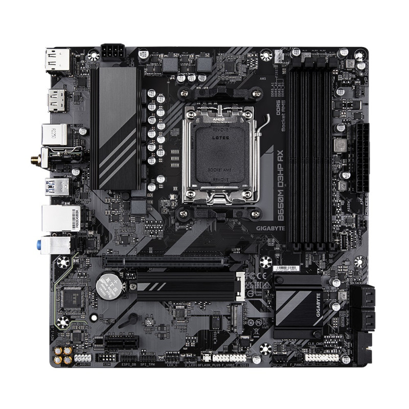 Материнская плата Gigabyte B650M D3HP AX Socket AM5