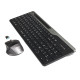 Комплект (клавіатура, миша) бездротовий A4Tech FB2535CS Smoky Grey