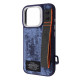 Чохол Kajsa Outdoor Collection Tie Dye with Magnetic Ring iPhone 16 Pro blue (59671)