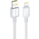 Кабель Baseus Crystal Fast Charging Data USB to Type-C (Car Charging Supported) 100W/7.5W (2m) white (E0427901)