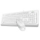 Комплект (клавіатура, миша) A4Tech F1010 White
