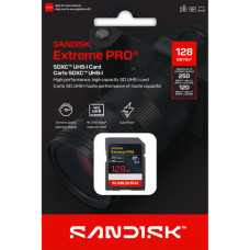 Карта памяти SanDisk 128 GB SDXC Extreme Pro (SDSDXXJ-128G-GSCIN)