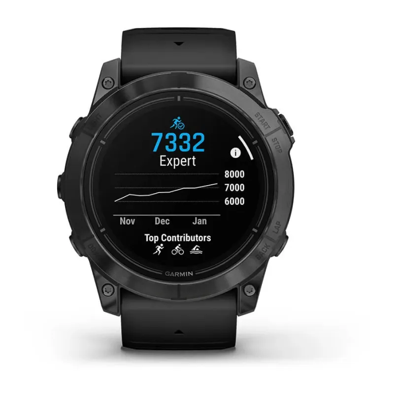 Garmin Epix Pro Gen 2 51mm Slate Gray w. Black Band (010-02804-20,010-02804-21)
