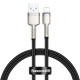 Кабель Baseus Cafule Metal Lightning 2.4A (0,25m) black (CALJK-01)
