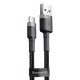 Кабель Baseus Cafule Type-C Cable 2A (3m) gray/black (CATKLF-UG1)