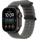 Смарт-годинник Apple Watch Ultra 4 49mm Black Titanium Case with Translucent Black Ocean Band (MJAY4)