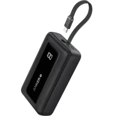Power Bank Anker Zolo 20000mAh 45W Built-In Dual USB-C Cables Black (A1681H12)