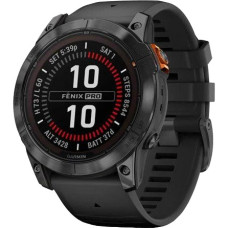Garmin Fenix 7X Pro Solar Slate Gray w. Black Band (010-02778-00,010-02778-01)