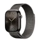 Apple Watch Series 10 GPS + Cellular 46mm Slate Titanium Case with Slate Milanese Loop - S/M (MC7R4)