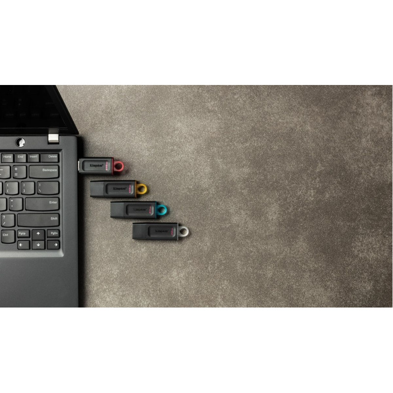 Флеш-накопитель USB3.2 64GB Kingston DataTraveler Exodia Black/Teal (DTX/64GB)
