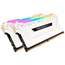 Corsair 16 GB (2x8GB) DDR4 3200 MHz Vengeance RGB Pro White (CMW16GX4M2C3200C16W)