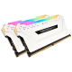 Corsair 16 GB (2x8GB) DDR4 3200 MHz Vengeance RGB Pro White (CMW16GX4M2C3200C16W)