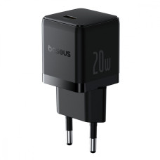 МЗП Baseus Palm Fast Charger Type-C 20W (With Cable Type-C to Type-C 60W 1m) black (P10111602113-01)