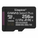 Карта памяті Kingston microSD 256GB C10 UHS-I A1 V10 R150MB/s + SD