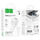 Зарядний пристрій Hoco C147A Charm PD20W+QC3.0 charger set(Type-C to Type-C)(EU) White