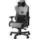 Крісло для геймерів Anda Seat T-Pro 2 Size XL Linen Grey/Black (AD12XLLA-01-GB-F)