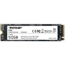 Накопичувач SSD  512GB Patriot P300 M.2 2280 PCIe 3.0 x4 NVMe TLC (P300P512GM28)
