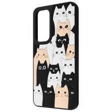 Чохол WAVE Doodle Case Samsung Galaxy A16 cats (63497)