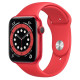 Apple Watch Series 6 (GPS) 44mm (PRODUCT) RED Aluminum Case with Red Sport Band (M00M3)