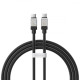 Кабель Baseus CoolPlay Series Fast Charging Type-C to Type-C 100W (1m) black (CAKW000201)