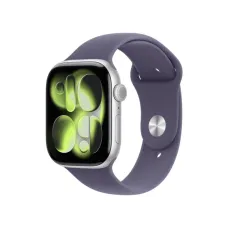Apple Watch Series 11 GPS + Cellular 46mm Silver Alu. Case w. Purple Fog S. Band - S/M (MFCP4)