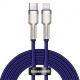 Кабель Baseus Cafule Metal Type-C to Lightning PD 20W (2m) purple (CATLJK-B05)