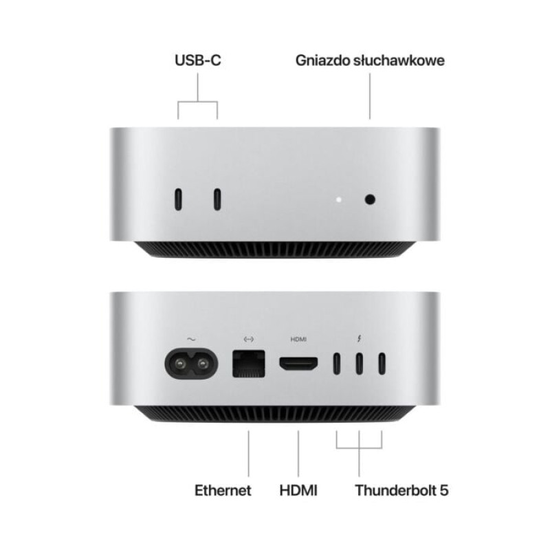 Apple Mac Mini M4 Pro/12CPU/16GPU/48GB/2TB/10 Gigabit Ethernet 2024 (Z1JV000QT)