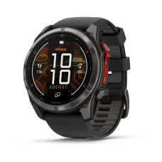 Garmin Fenix 8 Pro 51mm MicroLED Carbon Gray Titanium with Black/Pebble Gray (010-03380-00,010-03380-01)
