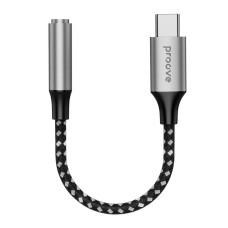 Перехідник AUX Proove SoundMesh Type-C to 3.5mm gray (ACSM00005201)
