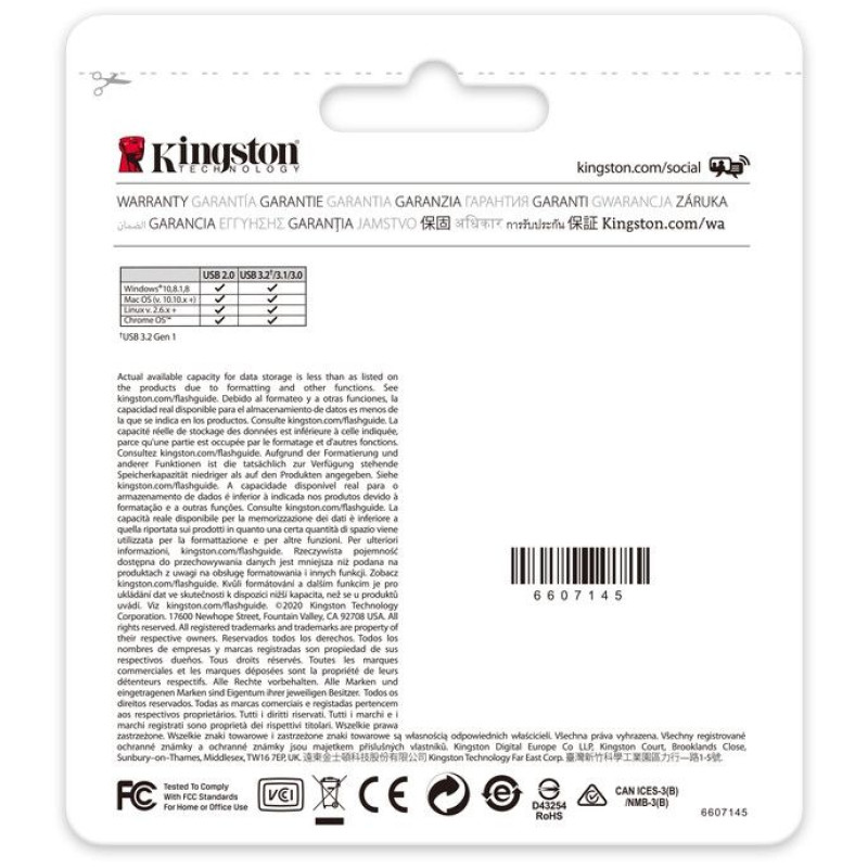 Накопичувач Kingston 128GB USB 3.2 Type-C Gen 1 DT70
