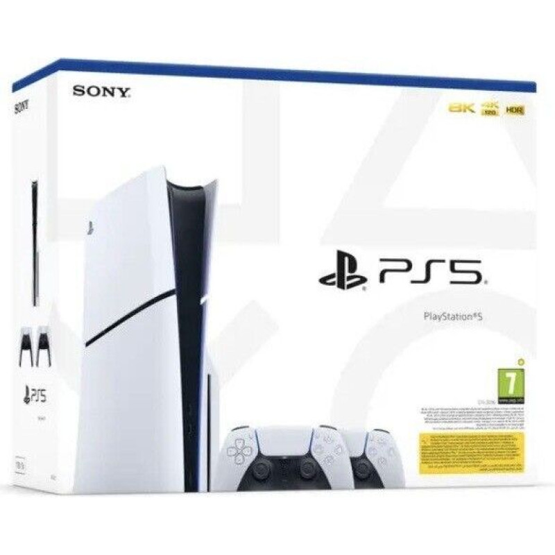 Sony PlayStation 5 Slim 1TB + DualSense Wireless Controller (CFI-2016 A01Y)