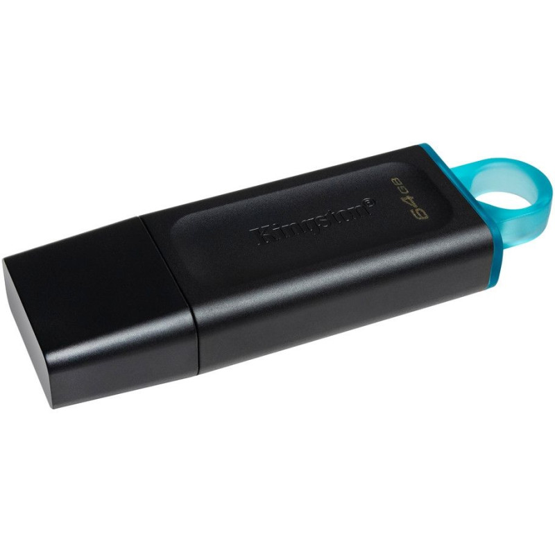 Флеш-накопитель USB3.2 64GB Kingston DataTraveler Exodia Black/Teal (DTX/64GB)