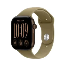 Смарт-годинник Apple Watch Series 12 GPS 46mm Dark Bronze Aluminum Case with Olive Sport Band - M/L (MJEU4)