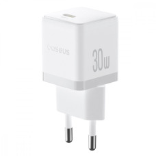 МЗП Baseus Palm Fast Charger Type-C 30W (With Cable Type-C to Type-C 60W 1m) white (P10111605213-01)