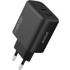 МЗП Proove Silicone Power 2 45W (Type-C+USB) black (WCSP24110001)