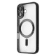 Чохол Metal Matte Case with Magnetic Ring iPhone 16 Plus black (60130)