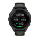 Garmin Forerunner 265S Black Bezel and Case w. Black/Amp Yellow S. Band (010-02810-03,010-02810-13)